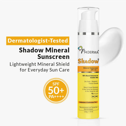 FixDerma Shadow Mineral Sunscreen SPF 50+
