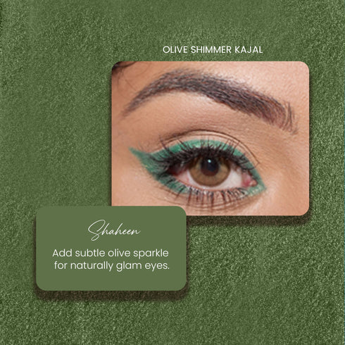 Parul Garg Beauty Shaheen - Olive Shimmer Bold Define Kajal