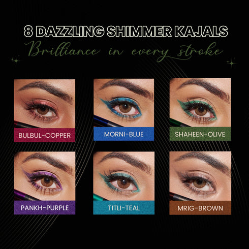 Parul Garg Beauty Shaheen - Olive Shimmer Bold Define Kajal