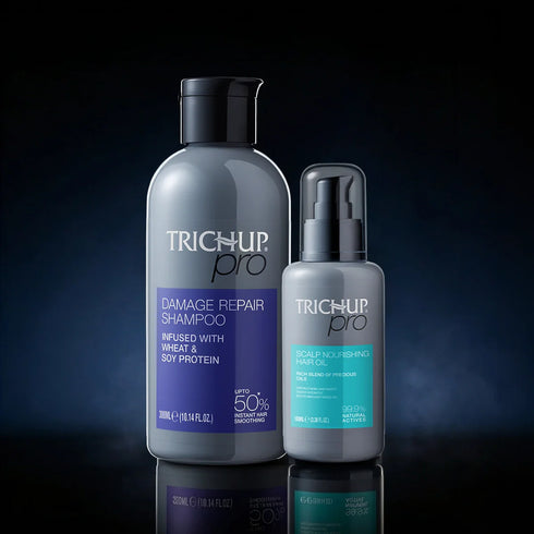 Vasuestore Trichup Pro Scalp Nourishing Hair Oil & Damage Repair Shampoo