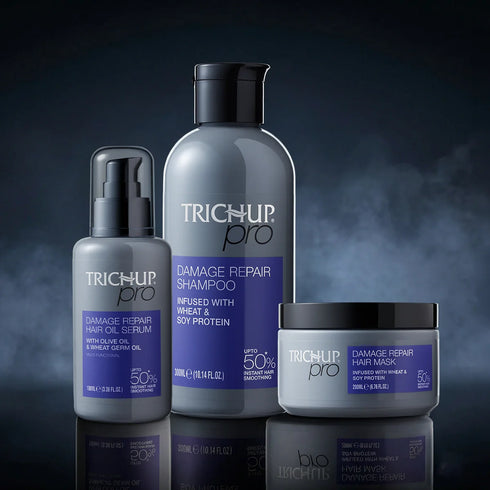 Vasuestore Trichup Pro Damage Repair & Instant Smoothing Hair Care Combo Shampoo,Oil, Serum, Mask