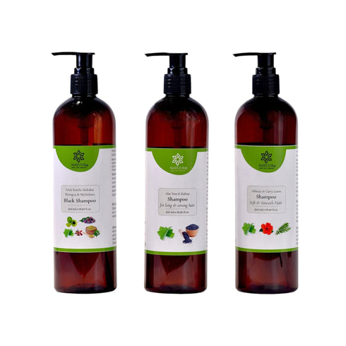 Natuur 3 Shampoo Collection Black | Aloe Hibiscus | Aloe Kalonji