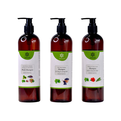 Natuur 3 Shampoo Collection Black | Aloe Hibiscus | Aloe Kalonji