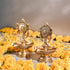 Samskara Home Shankha Chakra Brass Diya (Set Of 2)