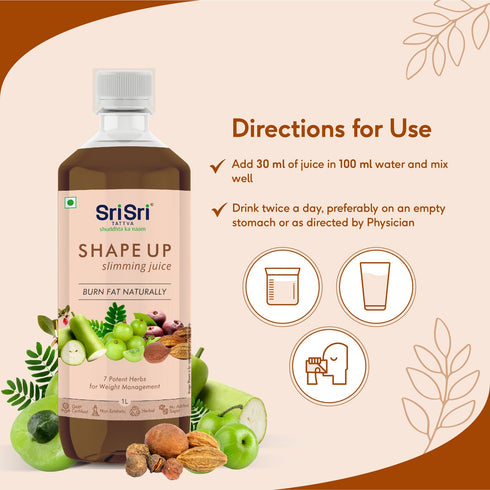 Sri sri tattva shape up slimming juice