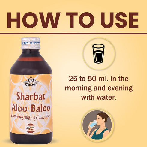 Cipzer Sharbat Aloo Baloo Syrup