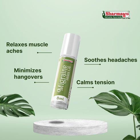 Sharmayu Ayurveda Migraine Relax Oil