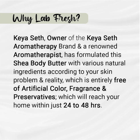 Keya Seth Aromatherapy Lab Fresh Shea Body Butter