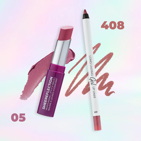 Lamel Lip Combo Set Rosy Glow