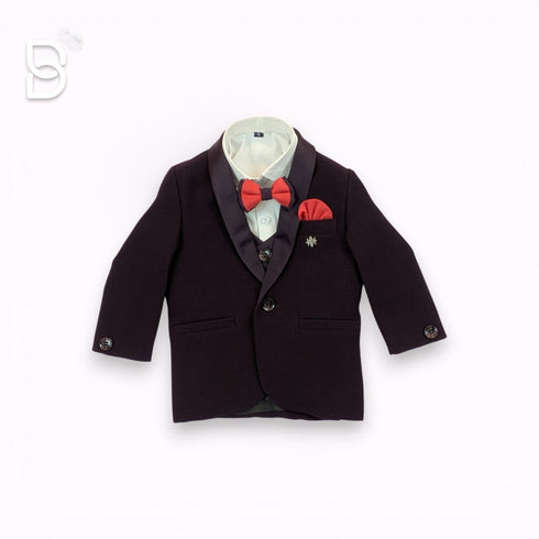 Bachpan kids wear Suit Wine