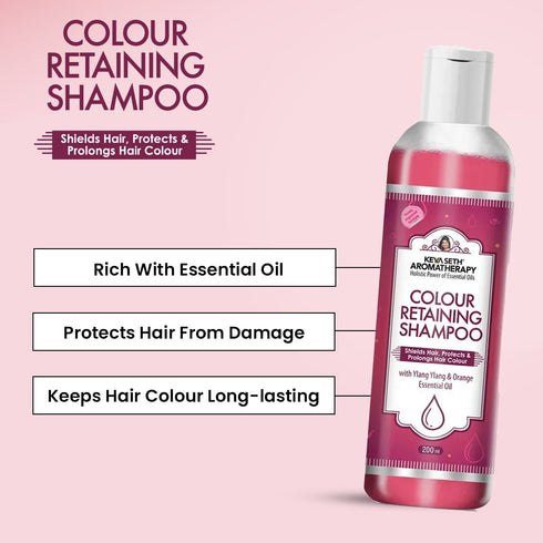Keya Seth Aromatherapy Shine & Silk Colour Retaining Shampoo