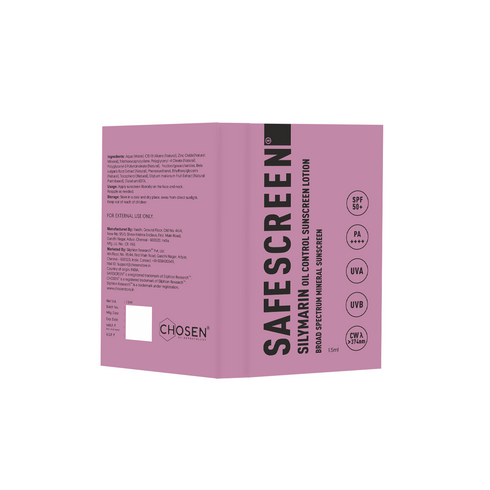 Chosen SAFESCREEN Silymarin 1 5ml Redeem for 150 Zola Points