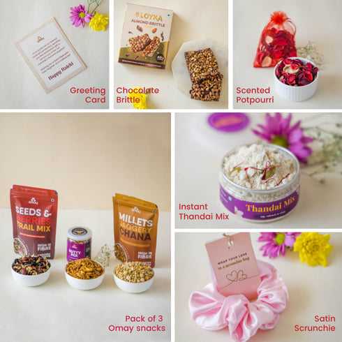 Omay Foods Sister’s Treat Rakhi Gift Hamper