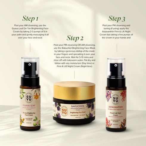 Suyu India Skin Brightening Glow Regime
