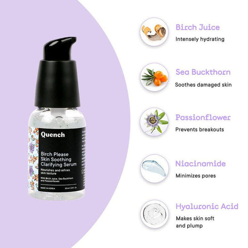 Quench Skin Soothing Clarifying Serum