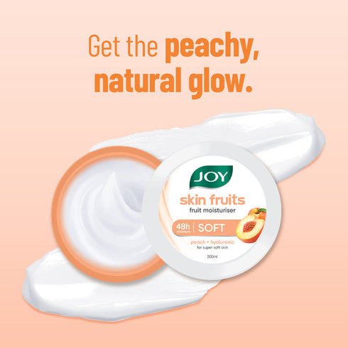 Joy Skin Fruits Peach Super Soft 24 Hour Moisturizer Cream