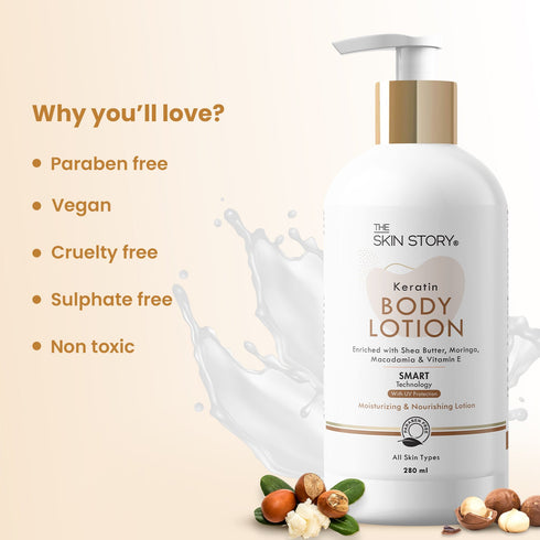 The Skin Story Keratin Body Lotion