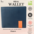 Vhaanfootwear Style Guardian Premium NAPPA Leather Wallet with RFID Protection for Men Blue