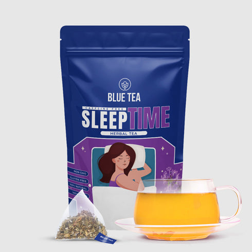 Blue Tea Sleep Time Herbal Tea