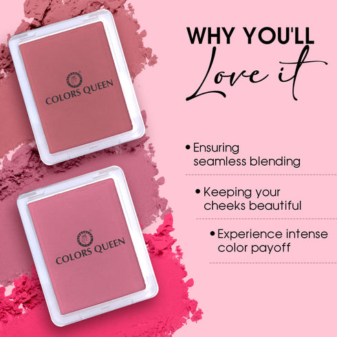Colors Queen Sweet Cheek Matte Blush | 7 Gram