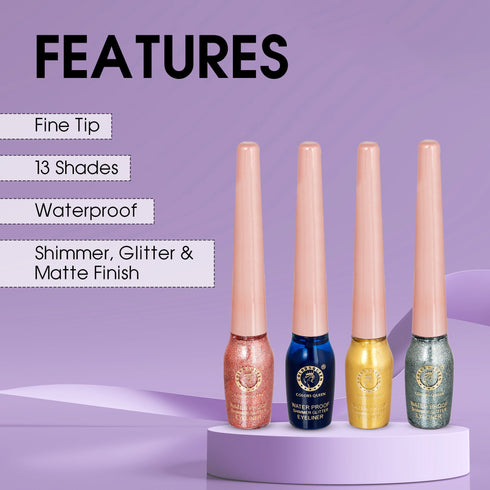 Colors Queen Sky Eyes Glitter Eyeliner | 5 Ml