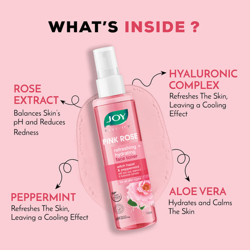 Joy Pink Rose Refreshing + Hydrating Toner