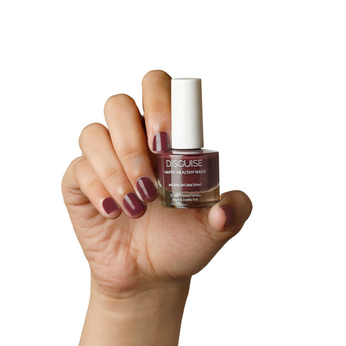 Disguise Happy Healthy Nail Polish Mulberry 101