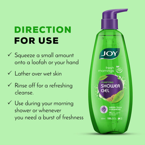 Joy Fresh Morning Purifying Green Tea Shower Gel