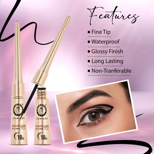 Colors Queen Intense Black Kajal Eyeliner Mascara Combo