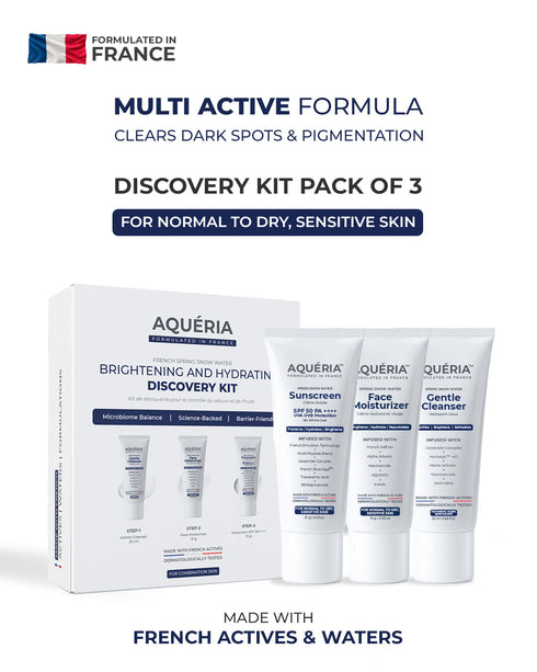 Aqueria Multi Active Discovery Kit for Brightening Dark Spots and Even Skin Tone