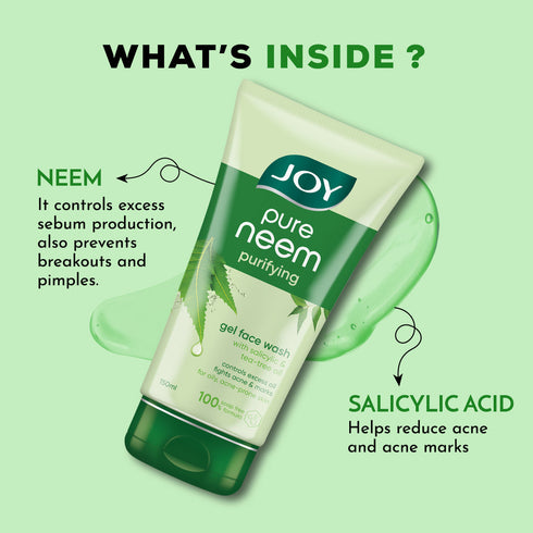 Joy Pure Neem Skin Purifying Face Wash