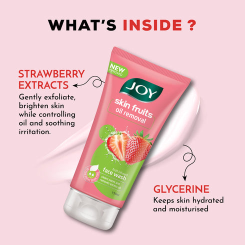 Joy Skin Fruits Oil Control Strawberry Face Wash