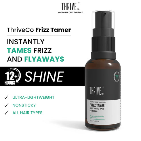 Thriveco Frizz Tamer Smoothing Hair Oil Serum Pack of 2 30ml each