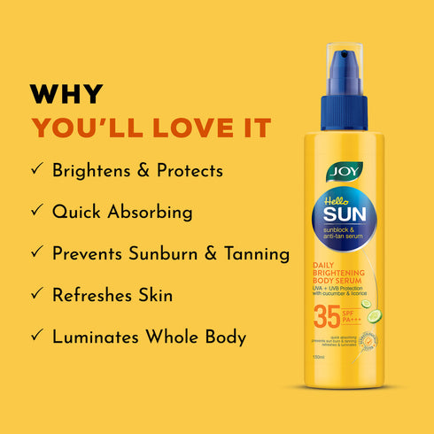 Joy Daily Brightening Body Serum with SPF 35