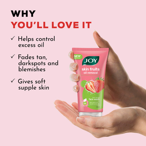 Joy Skin Fruits Oil Control Strawberry Face Wash