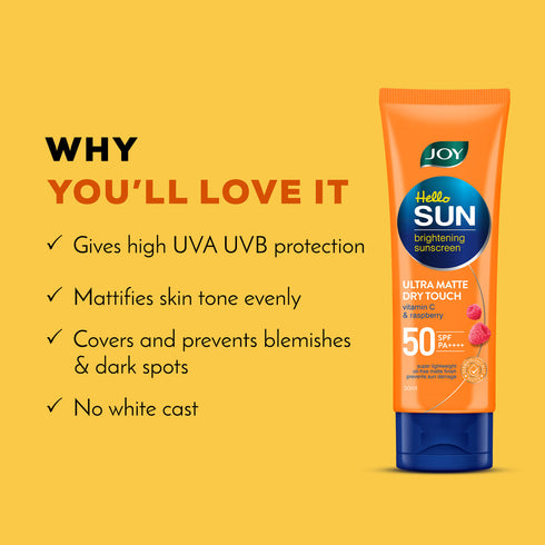 Joy Ultra Matte Broad Spectrum Protection Sunscreen SPF 50 PA++++
