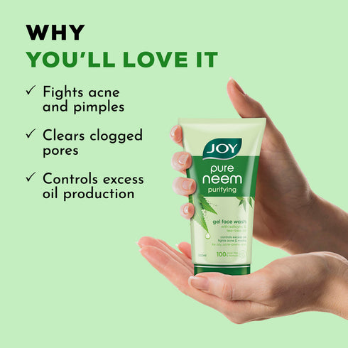 Joy Pure Neem Skin Purifying Face Wash