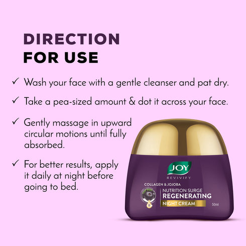 Joy Collagen | Jojoba Nutrition Surge Regenerating Night Cream