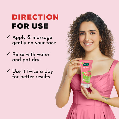 Joy Skin Fruits Oil Control Strawberry Face Wash