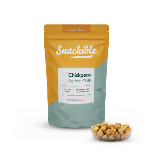 Snackible Lemon Chilli Chickpeas