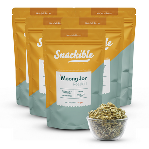 Snackible Roasted Moong Jor Salted