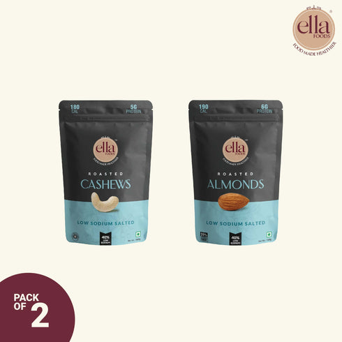 Ella Foods Salted Cashews And Salted Almonds
