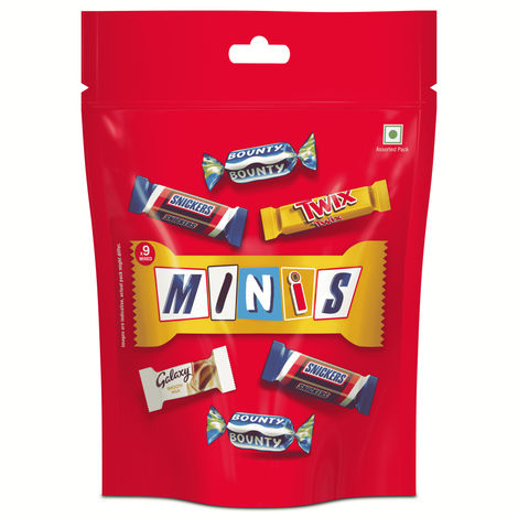Snickers Best of Minis Assorted Chocolate Pack 108g