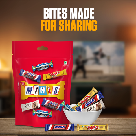 Snickers Best of Minis Assorted Chocolate Pack 108g