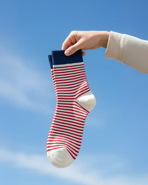 Ecoright Candy Cane ( Pack of 3 ) Crew Socks