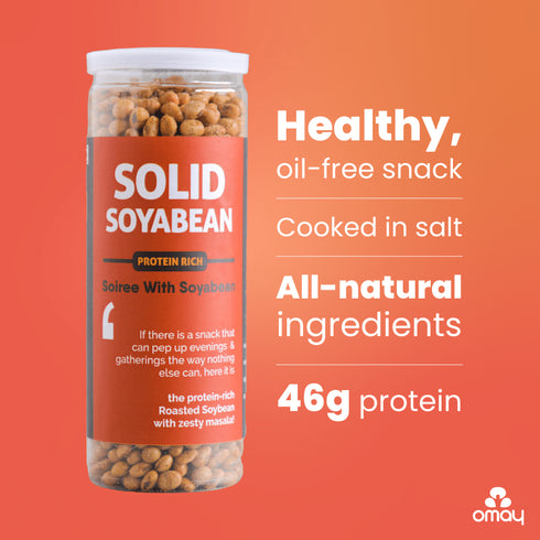 Omay Foods Solid Soyabean - Protein Rich