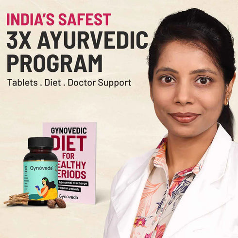 Gynoveda Somha Ayurvedic Tablets - 120 Tablets