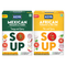 Keyafoods Keya Mexican Soup Tomato & Corn 52g Keya African Soup Tomato & Piripiri 56g Pack 2