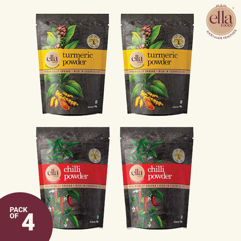 Ella Foods Chilli Powder And Turmeric Powder