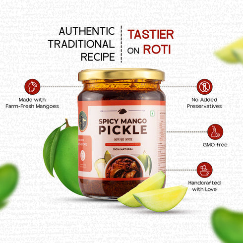 GirOrganic Spicy Mango Pickle